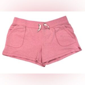 Eddie Bauer Lightweight Fleece Shorts
Size Large Pink Drawstring Waist
Pockets